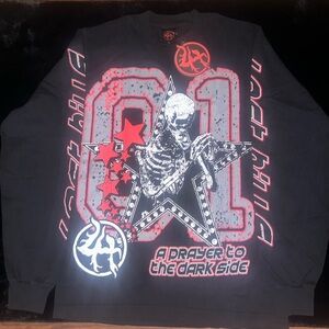 Lost Hills Long Sleeve Shirt A Prayer To The Dark Side New With Tags Size Small